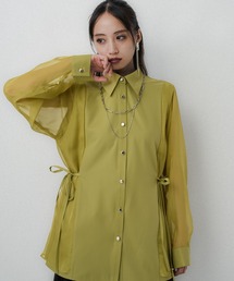 HARE | シアーキリカエデザインシャツ(HARE)(シャツ/ブラウス)