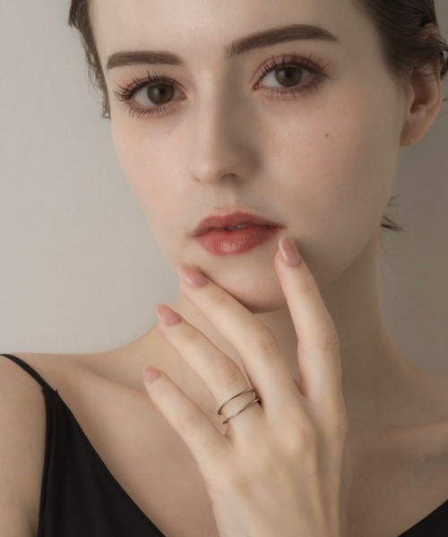 muku（ムク）の「RING / DOUBLE NUANCE（リング・レディース・シルバー/ゴールド・FREE）」の4枚目の写真