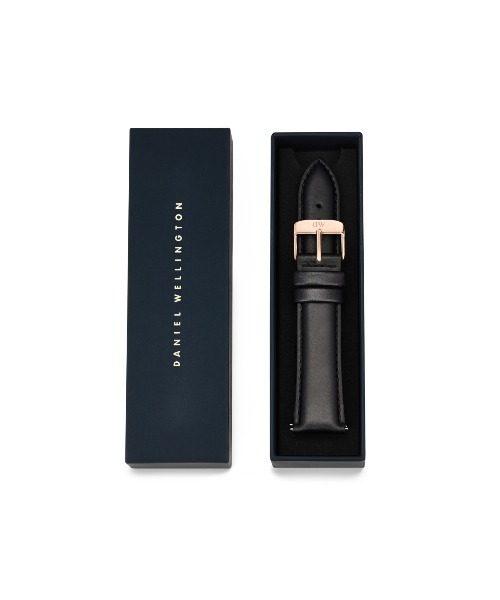 Daniel Wellington（ダニエルウェリントン）の「Tapered Sheffield Strap 21MM 時計ベルト ローズゴールド／ゴールド／シルバー／ブラック（アナログ腕時計・レディース・シルバー/ブラック/ピンクゴールド/イエローゴールド・21mm）」の6枚目の写真