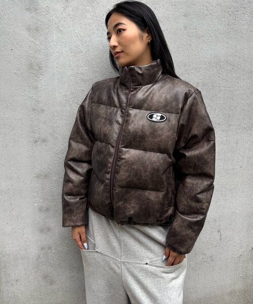 セール】【UNISEX/サイズ展開あり】Sロゴヴィンテージライク中綿