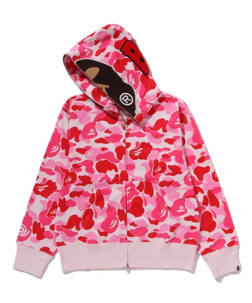 A BATHING APE パーカーABCカモ2ピンク ABC CAMO 2ND APE FULL ZIP HOODIE（パーカー）｜A BATHING APE