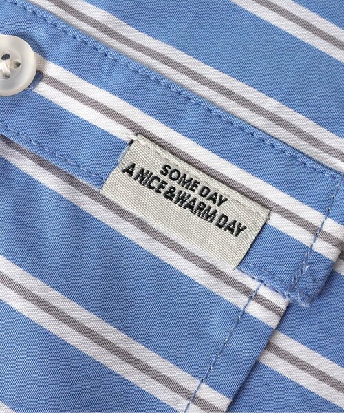 BREEZE（ブリーズ）の「【リンク/ジュニア対応】ノーカラーシャツ（シャツ/ブラウス・キッズ・オフホワイト/ブラック/アイボリー/ストライプ・130/120/110/100/90/140/80）」の21枚目の写真