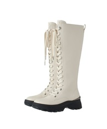 セール】+diana｜プラスダイアナのブーツ（ホワイト/白色系・ロング