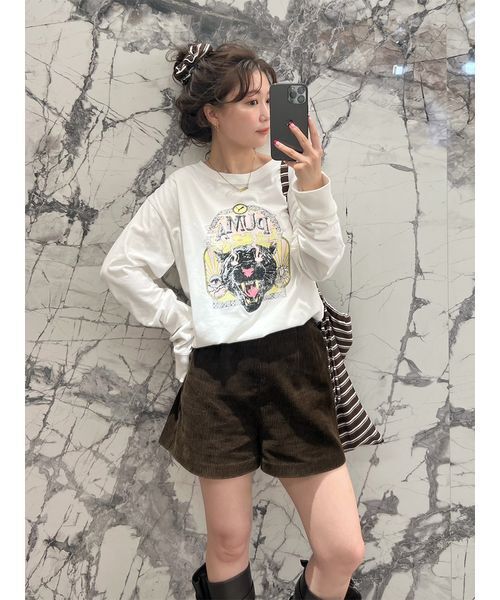 LILY BROWN(リリーブラウン)の「【LILY BROWN×PUMA】バリエプリントロングスリーブTシャツ(Tシャツ/カットソー・レディース・C/A/B・F)」の2枚目の写真