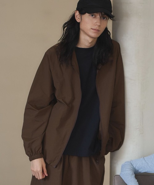 CRAFT STANDARD BOUTIQUE（クラフトスタンダードブティック）の「ナイロンスタンドブルゾン（ブルゾン・メンズ・カーキ/ブラック/ブラウン/チャコールグレー・L/M/S）」の3枚目の写真