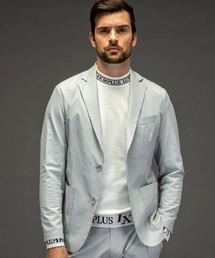 LUXEAKMPLUS（リュクスエイケイエムプラス）の「LUXEAKMPLUS(リュクスエイケイエムプラス)ゴルフ ドライタッチ  ストレッチジャケット (軽量/通気性)（ノーカラージャケット）」