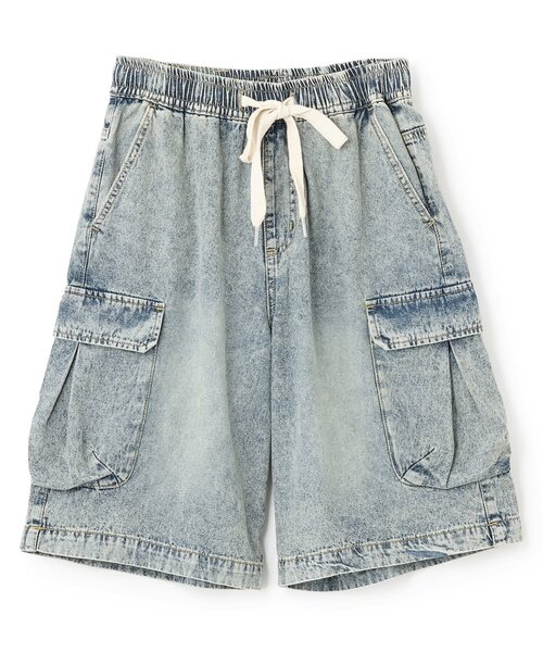 LOVETOXIC（ラブトキシック）の「【LTXC】ハーフデニムカーゴパンツ（デニムパンツ・キッズ・ブルー/グレー・M:150cm/L:160cm/S:140cm/130cm）」の6枚目の写真