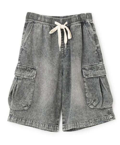 LOVETOXIC（ラブトキシック）の「【LTXC】ハーフデニムカーゴパンツ（デニムパンツ・キッズ・ブルー/グレー・M:150cm/L:160cm/S:140cm/130cm）」の7枚目の写真