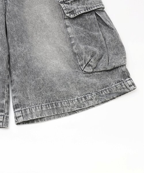 LOVETOXIC（ラブトキシック）の「【LTXC】ハーフデニムカーゴパンツ（デニムパンツ・キッズ・ブルー/グレー・M:150cm/L:160cm/S:140cm/130cm）」の12枚目の写真