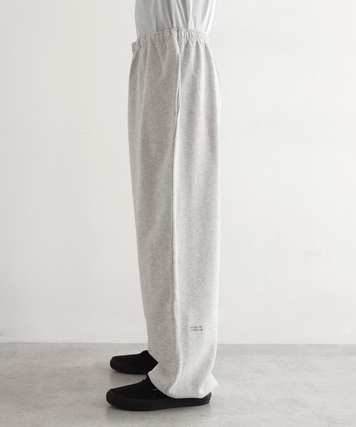 ANME（アンメ）の「ワンポイントロゴ刺繍スウェットパンツ（スウェットパンツ・レディース・オフホワイト/ブラック/オートミール/ブラウン・M/XXL/XL/L）」の12枚目の写真