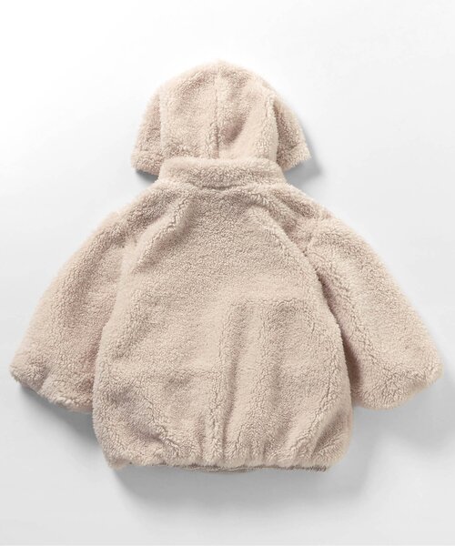 apres les cours（アプレレクール）の「【WEB限定/2WAY】ペプラムリバーシブルアウター（ダウンジャケット/コート・キッズ・ピンク/アイボリー/ブラック・130/120/110/100/90/80/140）」の20枚目の写真