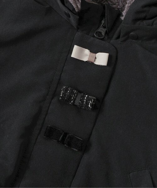 apres les cours（アプレレクール）の「【WEB限定/2WAY】ペプラムリバーシブルアウター（ダウンジャケット/コート・キッズ・ピンク/アイボリー/ブラック・130/120/110/100/90/80/140）」の22枚目の写真