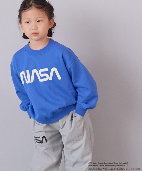 LOWRYS FARM（ローリーズファーム）の「ＮＡＳＡワッペンスウェット　593056（スウェット・キッズ・ブラック/ブルー/グレー・120cm/150cm/140cm/130cm/110cm）」の12枚目の写真