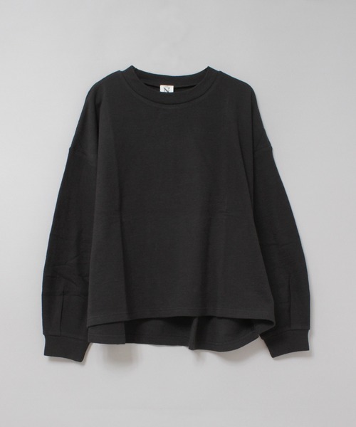 RNA-N(アールエヌエーエヌ)の「M2540 ブロックインレイタックスリーブプルオーバー(Tシャツ/カットソー・レディース・バーガンディー/ブラック/キナリ・FREE)」の15枚目の写真