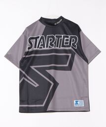 【STARTER GOLF】スターターゴルフ FIELDSENSOR(R)吸水速乾 STARTERビックロゴ モックネック半袖カットソー SG-123001