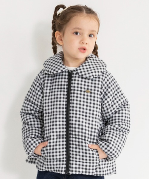 BRANSHES（ブランシェス）の「【マシンウォッシャブル】フリルアウター（ブルゾン・キッズ・ブラック/カラフル/ラベンダー・150cm/120cm/110cm/100cm/90cm/140cm/130cm）」の3枚目の写真