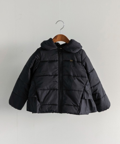 BRANSHES（ブランシェス）の「【マシンウォッシャブル】フリルアウター（ブルゾン・キッズ・ブラック/カラフル/ラベンダー・150cm/120cm/110cm/100cm/90cm/140cm/130cm）」の2枚目の写真