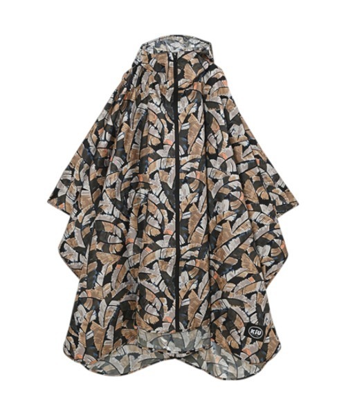 KiU（キウ）の「KiU キウ レインポンチョ 2ND（レインコート/ポンチョ・レディース・その他/その他4/カーキ/ブラック/アニマル/その他3/その他2/その他1/ライトグレー/レインボー/レオパード・FREE）」の8枚目の写真