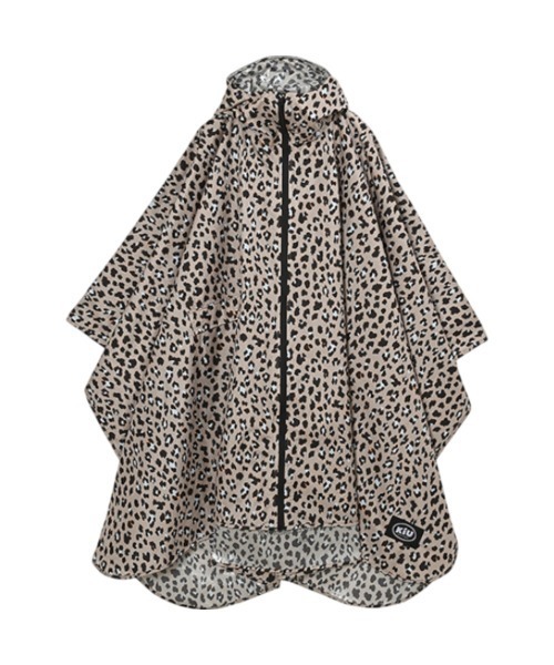 KiU（キウ）の「KiU キウ レインポンチョ 2ND（レインコート/ポンチョ・レディース・その他/その他4/カーキ/ブラック/アニマル/その他3/その他2/その他1/ライトグレー/レインボー/レオパード・FREE）」の10枚目の写真