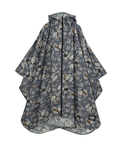 KiU（キウ）の「KiU キウ レインポンチョ 2ND（レインコート/ポンチョ・レディース・その他/その他4/カーキ/ブラック/アニマル/その他3/その他2/その他1/ライトグレー/レインボー/レオパード・FREE）」の11枚目の写真