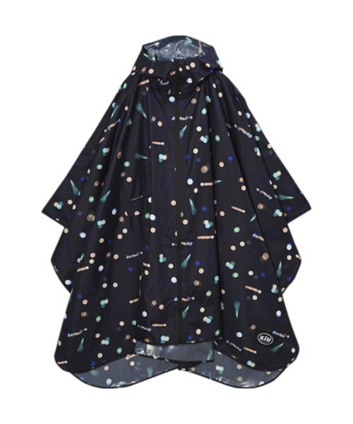 KiU（キウ）の「KiU キウ レインポンチョ 2ND（レインコート/ポンチョ・レディース・その他/その他4/カーキ/ブラック/アニマル/その他3/その他2/その他1/ライトグレー/レインボー/レオパード・FREE）」の5枚目の写真