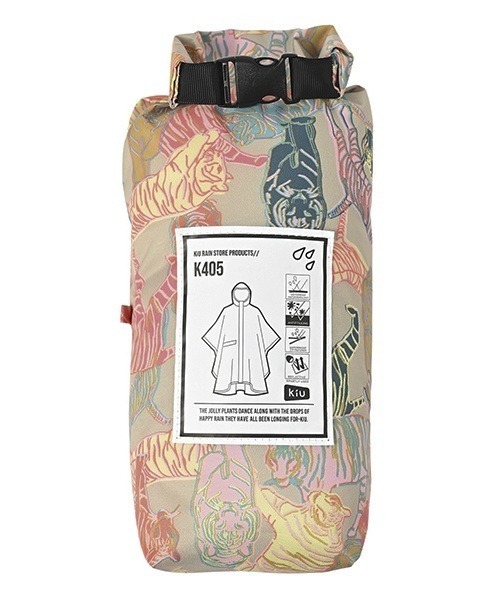 KiU（キウ）の「KiU キウ レインポンチョ 2ND（レインコート/ポンチョ・レディース・その他/その他4/カーキ/ブラック/アニマル/その他3/その他2/その他1/ライトグレー/レインボー/レオパード・FREE）」の13枚目の写真