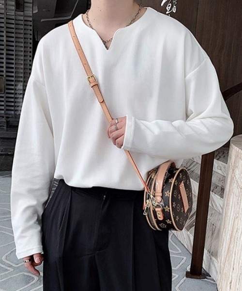 R JUBILEE  スリットネックカットソー　オフホワイト　タグ付新品 細リブハイネックカットソートップス＜大きいサイズ有＞ 通販【ニッセン】