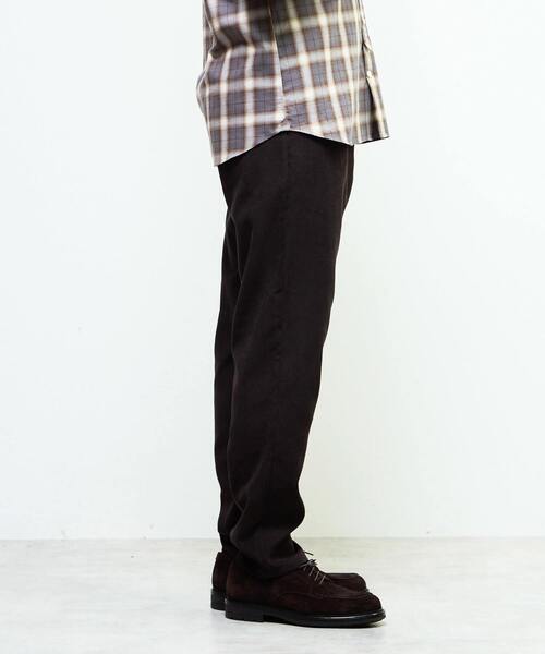 MEN'S MELROSE(メンズメルローズ)の「アクティブテックコーデュロイ ワンプリーツイージーテーパードパンツ(その他パンツ・メンズ・アイボリー/ブラック/ブラウン・2/3/4)」の13枚目の写真