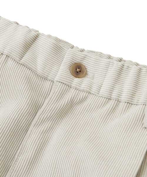 MEN'S MELROSE(メンズメルローズ)の「アクティブテックコーデュロイ ワンプリーツイージーテーパードパンツ(その他パンツ・メンズ・アイボリー/ブラック/ブラウン・2/3/4)」の12枚目の写真