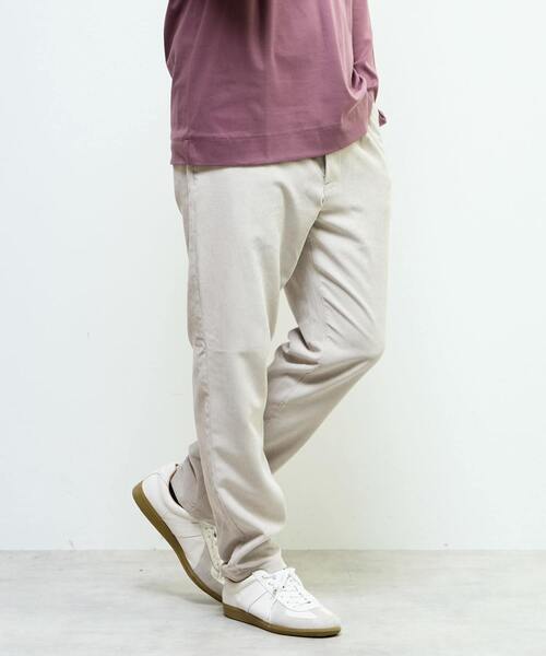MEN'S MELROSE(メンズメルローズ)の「アクティブテックコーデュロイ ワンプリーツイージーテーパードパンツ(その他パンツ・メンズ・アイボリー/ブラック/ブラウン・2/3/4)」の11枚目の写真