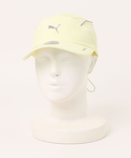 PUMA(プーマ)の「PUMA/プーマ ランナー 5 ショート バイザー パネル キャップ(キャップ・メンズ・パープル/イエロー/ホワイト・ONE SIZE)」の3枚目の写真