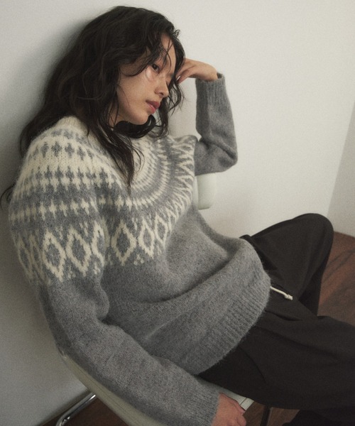 ノルディックニットプルオーバー（ニット/セーター）｜Shelly island