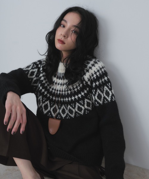 ノルディックニットプルオーバー（ニット/セーター）｜Shelly island
