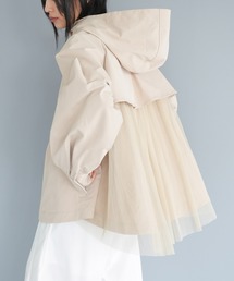 mili an deni（ミリアンデニ）の「バックチュールマウンテンパーカー（トレンチコート）」