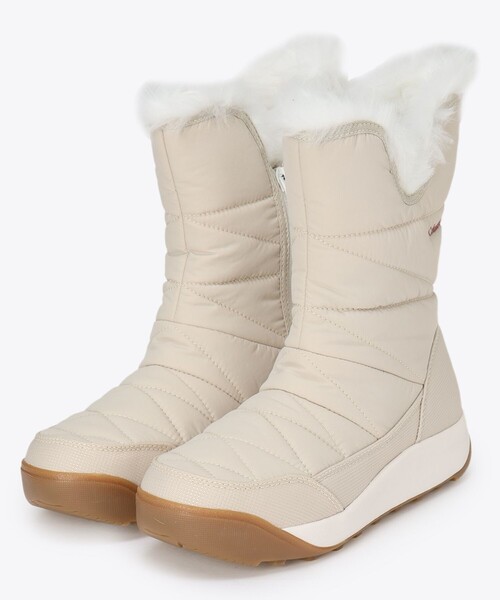 コロンビア レディース ミンクス スリップ ファイブ ワイド ブーツ 靴 シューズ ショート おしゃれ 防水 透湿 オムニヒート 保温 幅広 ウィンターブーツ ブラック 黒 ベージュ 送料無料 Columbia BK2306 防滑 防水 防寒 Columbia／レディース ミンクス スリップ ファイブ