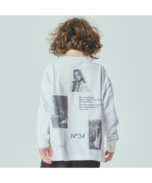 Smoothy(スムージー)の「SMOOTHY Photo Long Sleeve Tee / スムージー フォトロングスリーブTシャツ(Tシャツ/カットソー・キッズ・ホワイト・MEDIUM/LARGE/X-LARGE)」の4枚目の写真