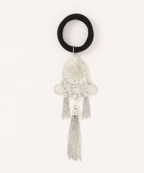 チャイハネ（チャイハネ）の「【チャイハネ】ティアジアヘアゴム（ヘアゴム・レディース・シルバー・FREE）」の3枚目の写真