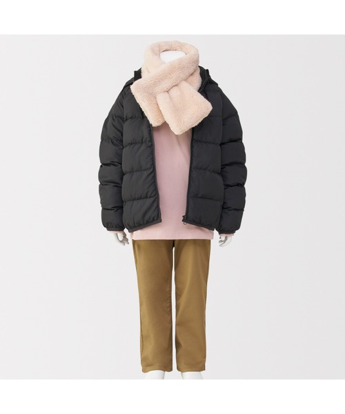 無印良品(ムジルシリョウヒン)の「<キッズ> 再生ポリエステルあったかボア マフラー(マフラー・キッズ・ブラウン系/ライトベージュ/ピンク・FREE)」の15枚目の写真