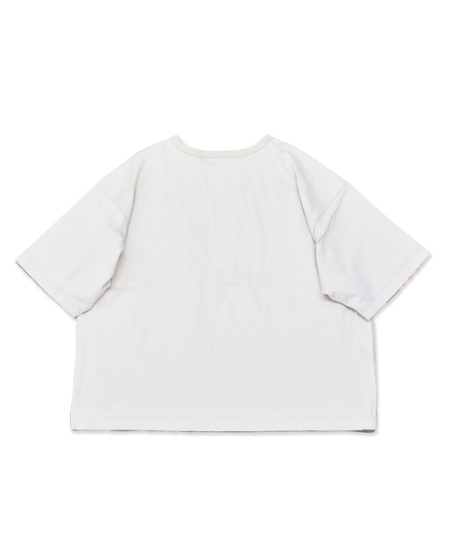 sneeuw（スニュウ）の「フレームプルオーバー（Tシャツ/カットソー・レディース・アイボリー/グレイッシュベージュ・1/3）」の6枚目の写真