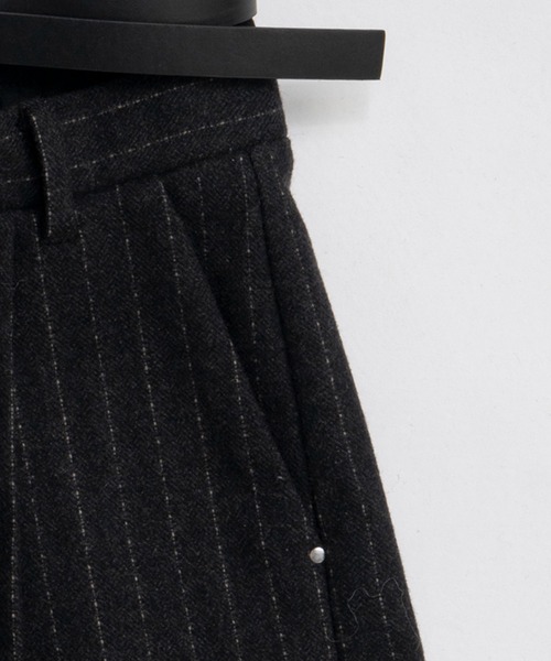 PRANK PROJECT（プランクプロジェクト）の「ダブルウエストハーフパンツ / Double Waist Half Pants（その他パンツ・レディース・チャコールグレー/ブラック・36/38）」の22枚目の写真