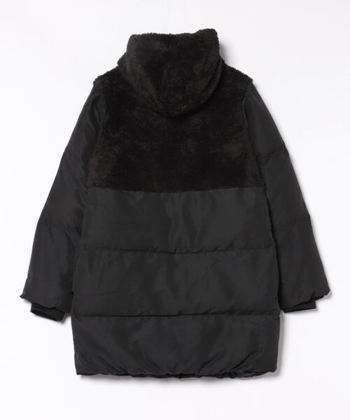 ボアとキルティングの黒いジャケット　11号 キルティングボアジャケット | ファッション通販サイト NUGU