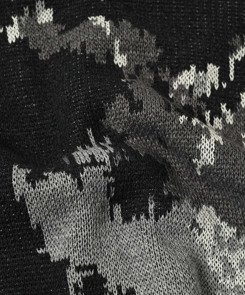 ADAM PATEK(アダムパテック)の「ADAMPATEK/mad embroidered fade knit cardigan/総柄刺繍入りカーディガン(カーディガン/ボレロ・メンズ・グレー系/ブラウン系・1/2)」の15枚目の写真