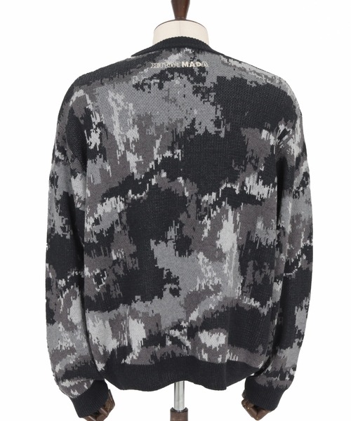 ADAM PATEK(アダムパテック)の「ADAMPATEK/mad embroidered fade knit cardigan/総柄刺繍入りカーディガン(カーディガン/ボレロ・メンズ・グレー系/ブラウン系・1/2)」の20枚目の写真