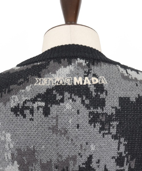 ADAM PATEK(アダムパテック)の「ADAMPATEK/mad embroidered fade knit cardigan/総柄刺繍入りカーディガン(カーディガン/ボレロ・メンズ・グレー系/ブラウン系・1/2)」の22枚目の写真