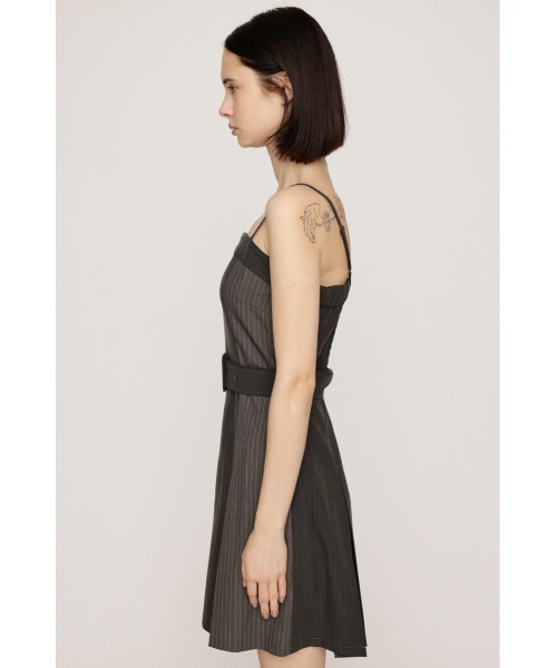 SLY（スライ）の「BOX PLEATS CAMI S/OP SET ボックスプリーツ ショート キャミワンピース セット 秋服 冬服（ワンピース・レディース・ベージュ系その他/グレー系その他2・1/2）」の8枚目の写真