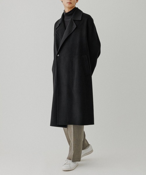 【新品未開封】[マフラー付 ]メリノウール ダブルフェイス コート アダム エ ロペ ADAM ET ROPE' 《マフラー付き》メリノウール ダブル