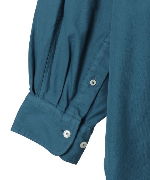 CURRENTAGE（カレンテージ）の「【CURRENTAGE/カレンテージ】Raglan Ox shirt（シャツ/ブラウス・レディース・ボルドー/グリーン/ベージュ/ブルー・FREE）」の9枚目の写真