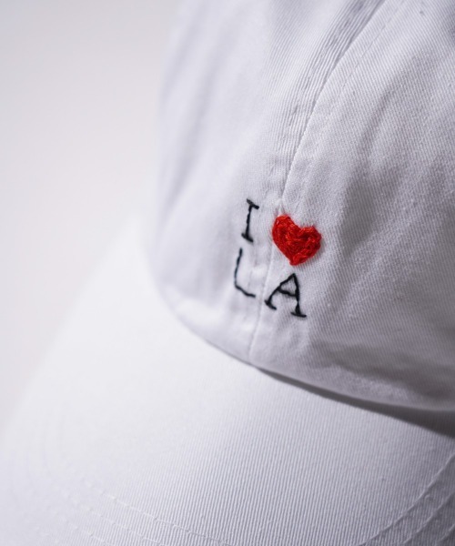 THRIFTY LOOK / スリフティールック 'I LOVE LA' HAND EMB POLO CAP