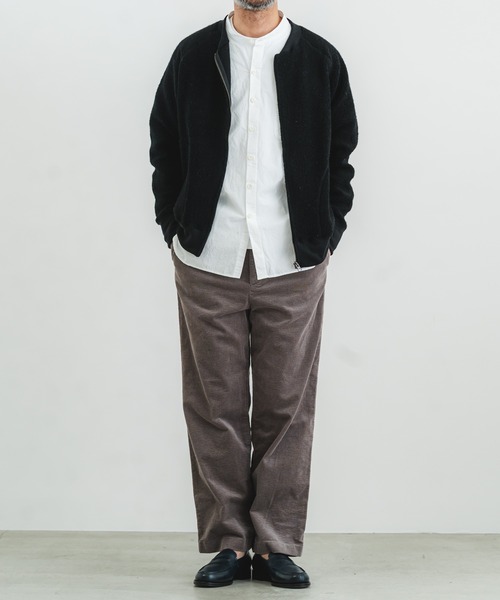 セール】リサイクル紡毛パイルリブブルゾン（ブルゾン）｜quadro