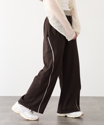 脇ラインワイドイージーパンツ